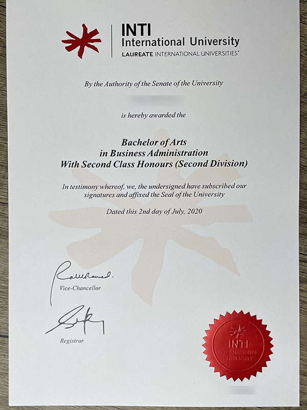 INTI certificate