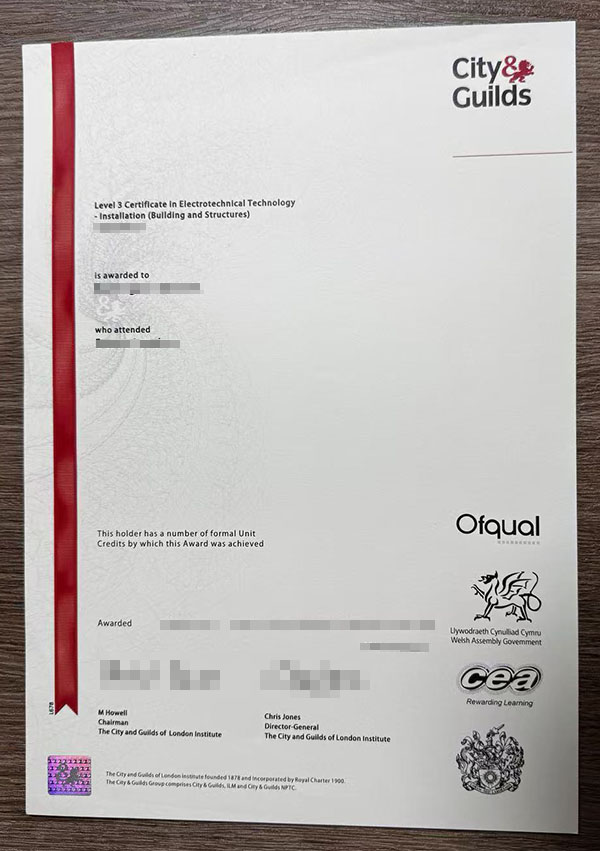 city & guilds diploma